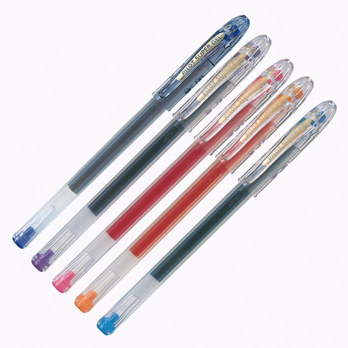 PILOT - Set Lápiz Tinta 07 Super Gel Pilot 5 Colores