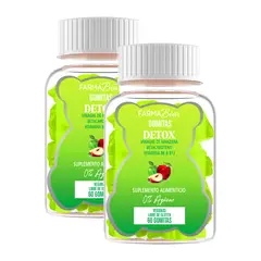 GENERICO - Gomitas Vinagre De Manzana Detox + Vitaminas Pack 2 Frascos