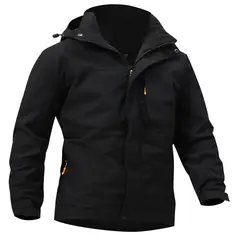 TIOZONEY - Chaqueta Hombre -Negro