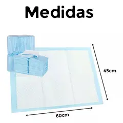 GENERICO - 120 Sabanilla Adulto Protector Cama Pañales Protector 60x90