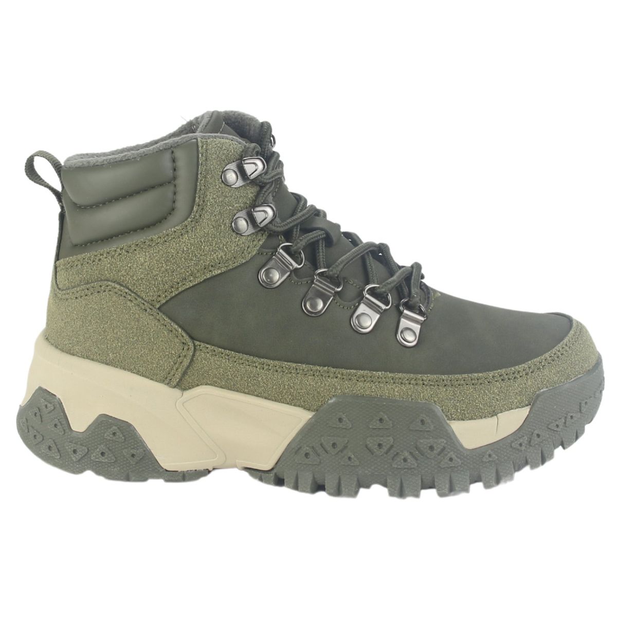 FUNWAY - Botin Mujer Oliva Outdoor Chalada Nevado-2