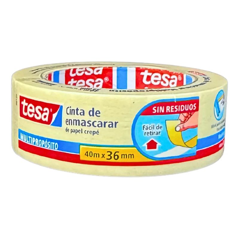 TESA - Cinta para enmascarar 36 mm 40 m