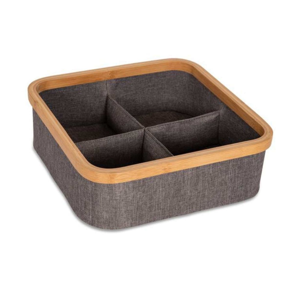 SOHOGAR - Organizador de clóset 4 divisiones de tela