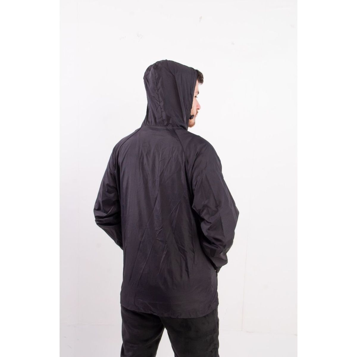 LIKE SHOP - Chaqueta Hombre Corta Viento Impermeable Parka Liviana Colores 9283