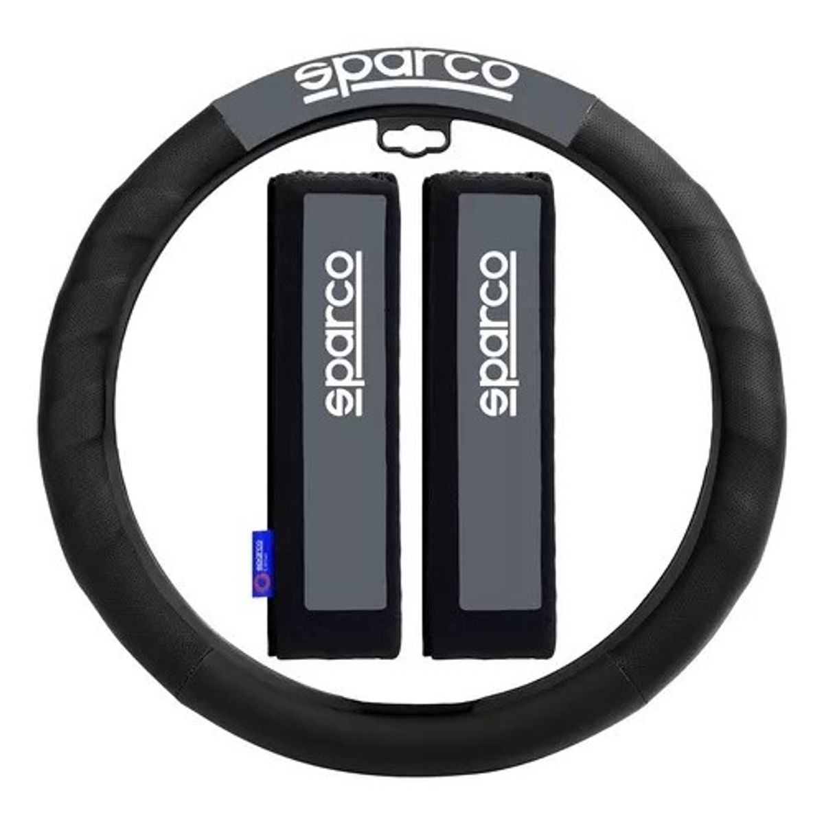 SPARCO - Cubre Volante + Cubre Cinturon Auto Sparco Universal Spc1111