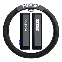 SPARCO - Cubre Volante + Cubre Cinturon Auto Universal Spc1111