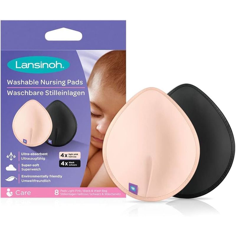 LANSINOH - Absorbente Reutilizable Apósitos De Lactancia Lansinoh 8pzs