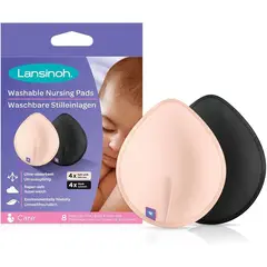 LANSINOH - Absorbente Reutilizable Apósitos De Lactancia 8pzs