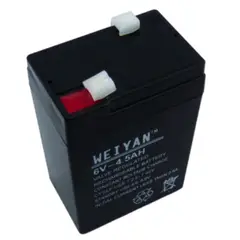 GENERICO - Bateria 6 Volt 4 Amp Repuesto, Marca WEIYAN