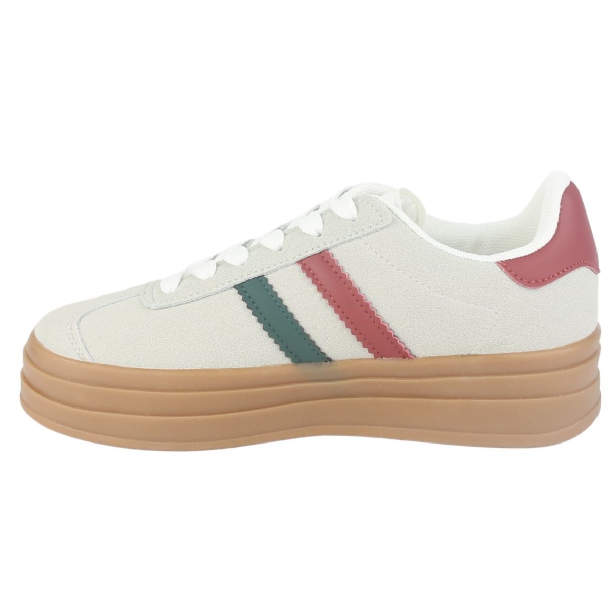 CHALADA - Zapatilla Mujer Plateado Urbano Chalada Andy-12