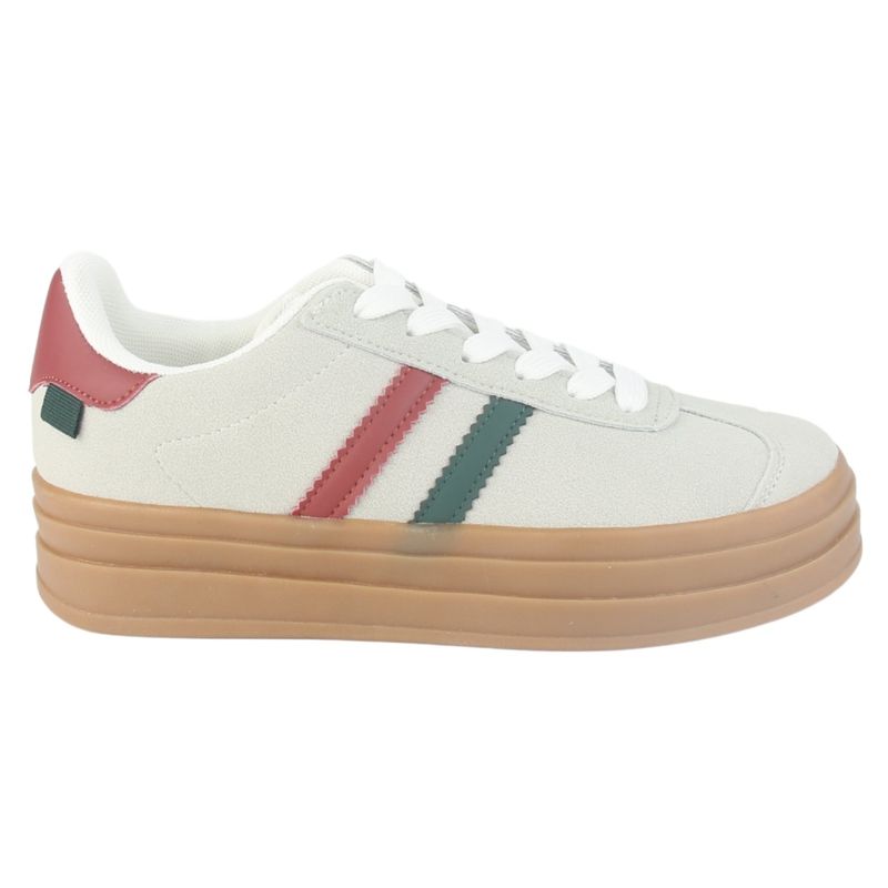 CHALADA - Zapatilla Mujer Plateado Urbano Chalada Andy-12