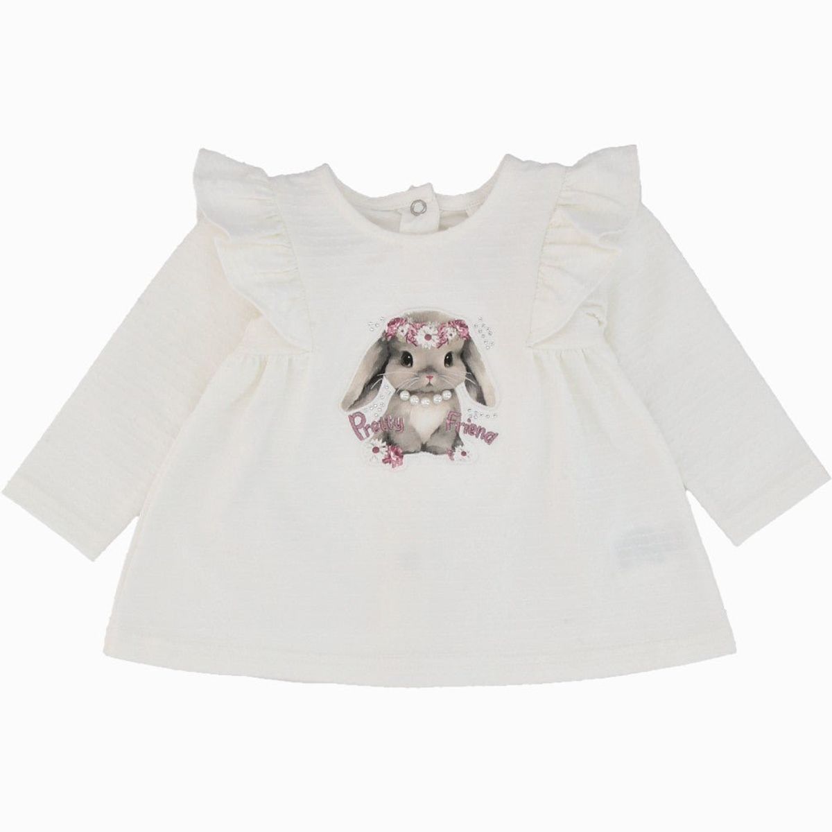 LIMONADA - Conjunto recién nacida con vuelos crudo Limonada