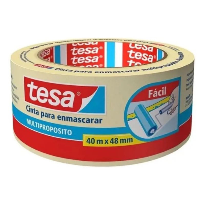 TESA - Cinta para enmascarar 48 mm 40 m