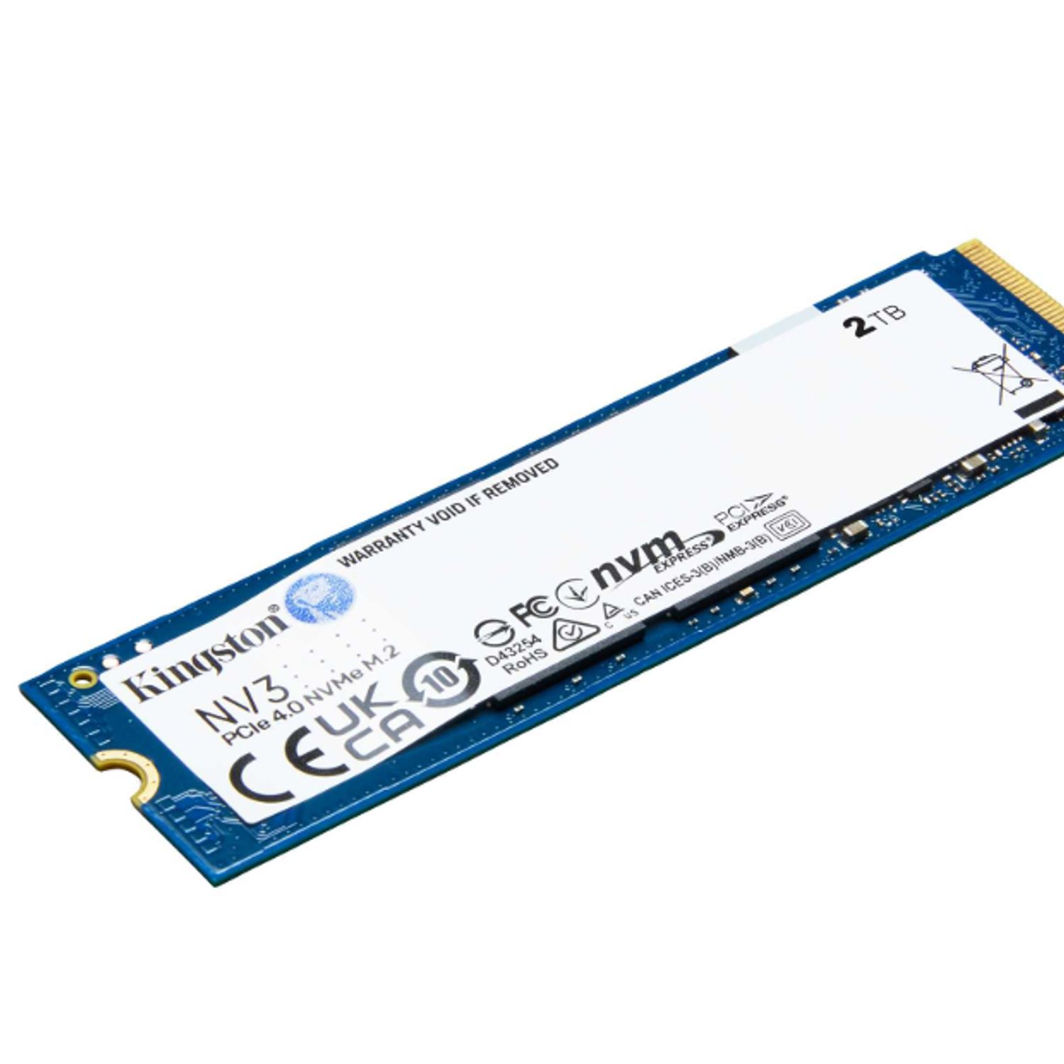 k*+様 TLET M.2 2280 NVMe 2TB SSD KINGSTON SSD M.2 (2280) - 2 TB - Kingston NV3 - PCIe 4.0 x4