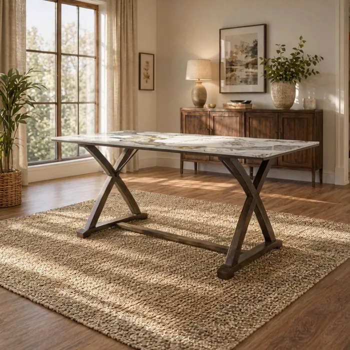 Mesa Comedor Stone Brown