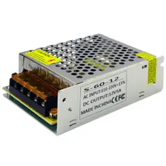 GENERICO - Fuente De Poder 12v 5 Amp 60w Cintas Led Camara Switching