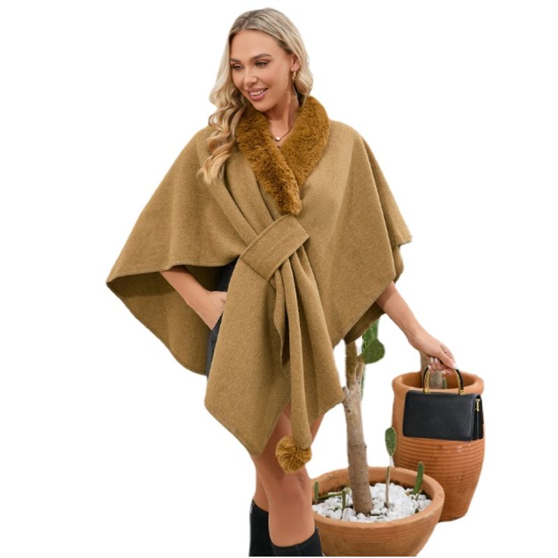 TIOZONEY - Chaqueta Efecto Gamuza Mujer