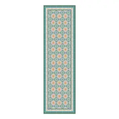 DAVANTI - Alfombra Pasillo Vinílica Córdova Green 70 X 230 Cm