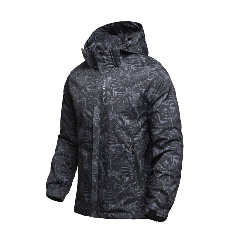 TIOZONEY - Chaqueta Hombre -Negro