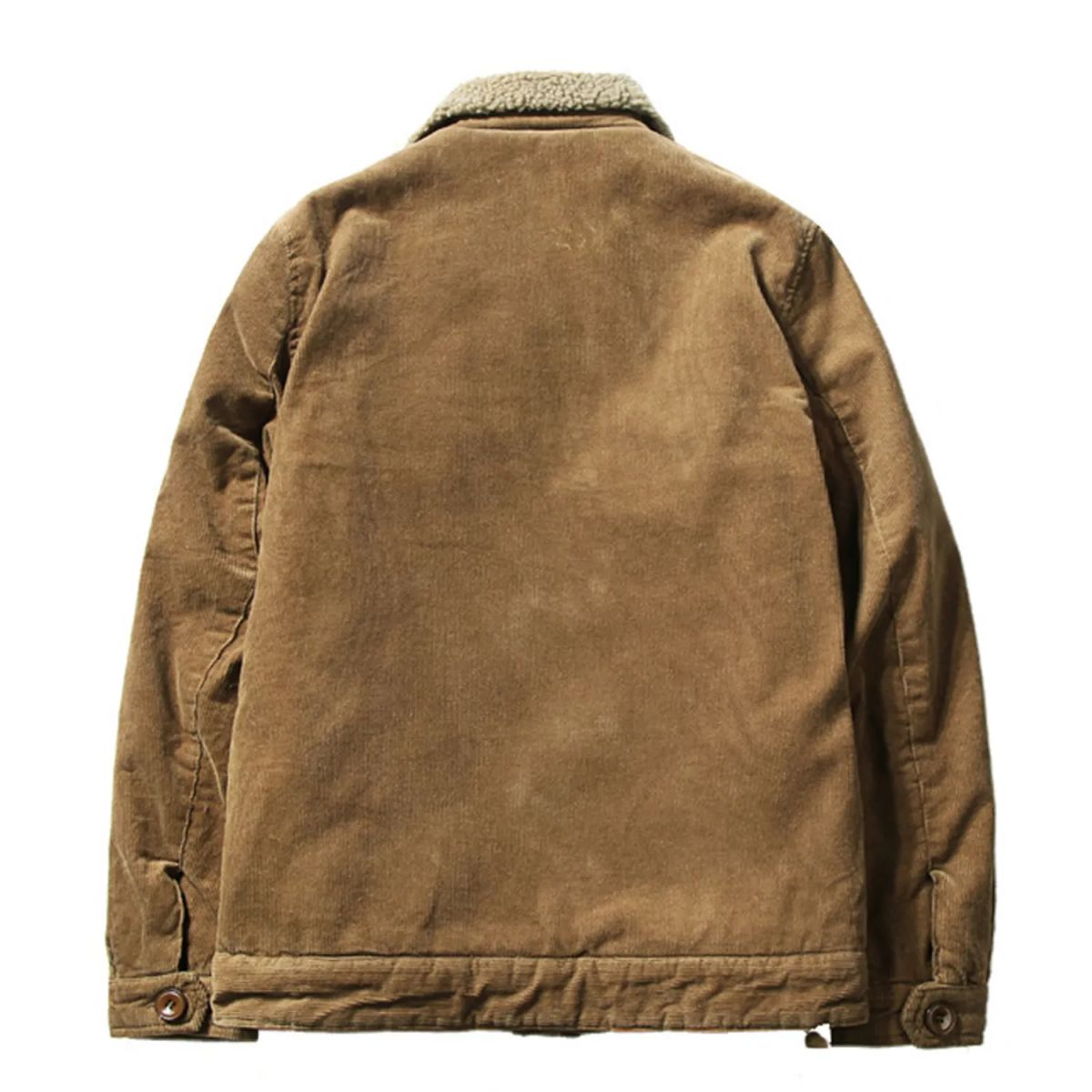 TIOZONEY - Chaqueta casual de algodón con cuello alto para hombre
