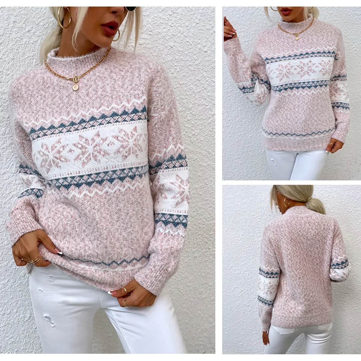 TIOZONEY - Sweater Mujer