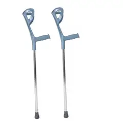 GENERICO - 2 Baston Muleta Canadiense Aluminio 400 Gr Altura Regulable