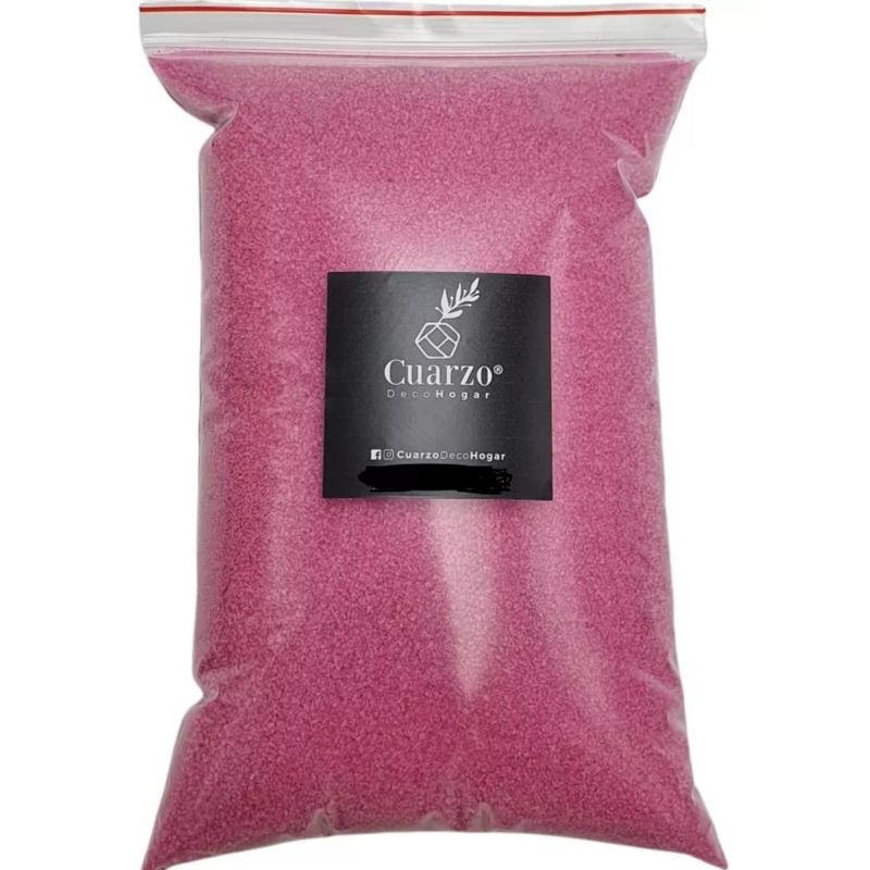 GENERICO - Arena de Cuarzo Color Fucsia  1 kg