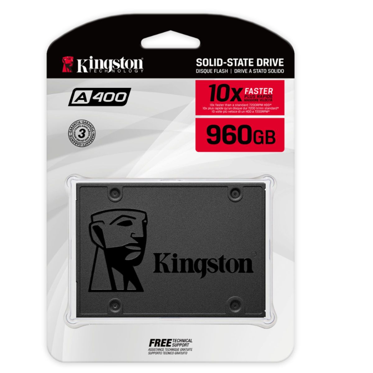 KINGSTON - SSD 2.5" - 960 GB - Kingston A400 - SATA 3 (6.0 Gb/s)