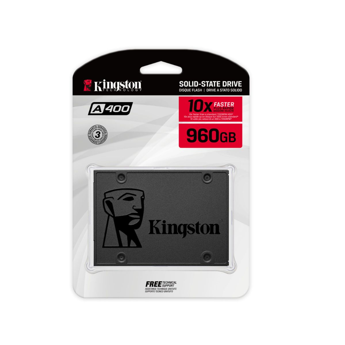 KINGSTON - SSD 2.5" - 960 GB - Kingston A400 - SATA 3 (6.0 Gb/s)
