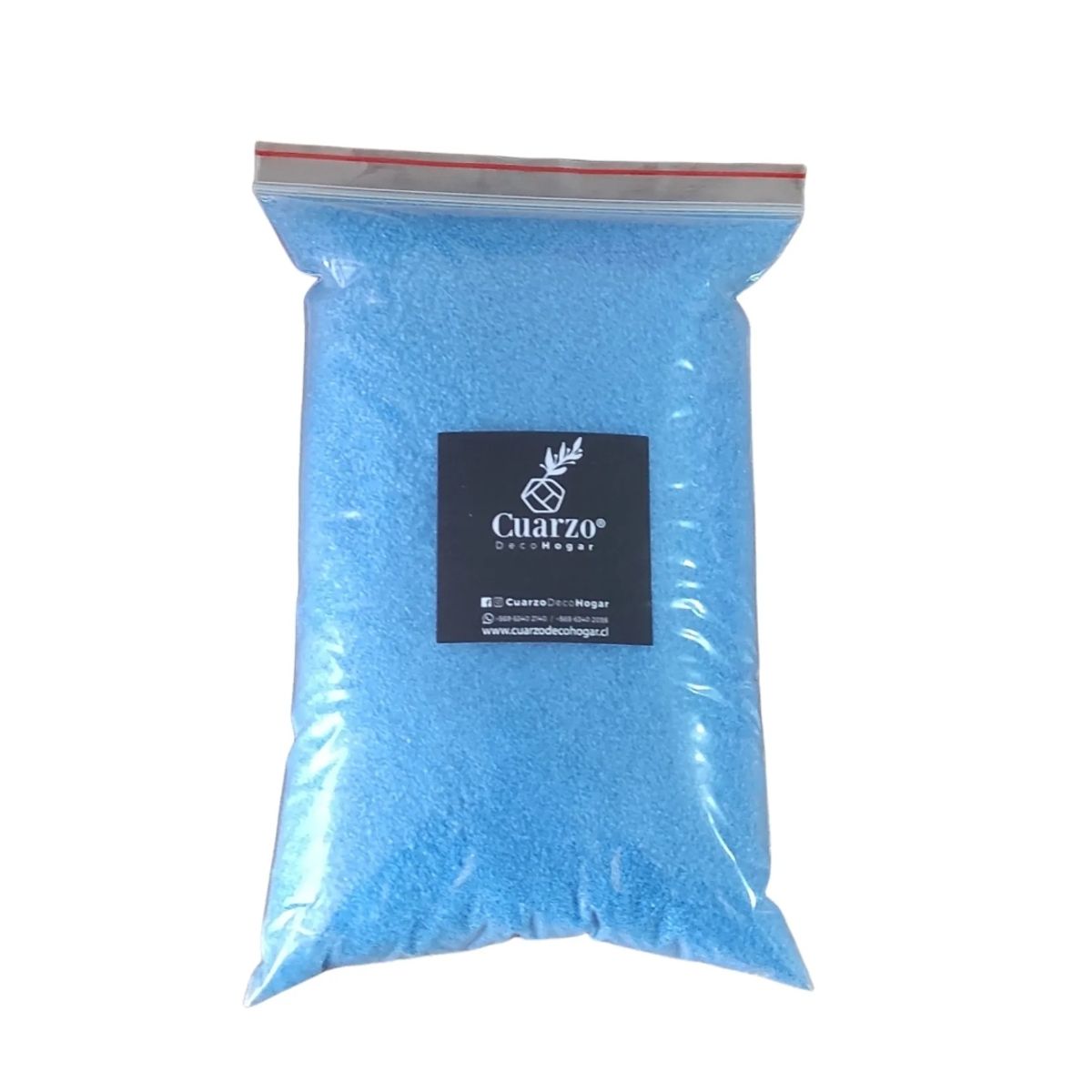 GENERICO - Arena de Cuarzo Color Azul 1 kg