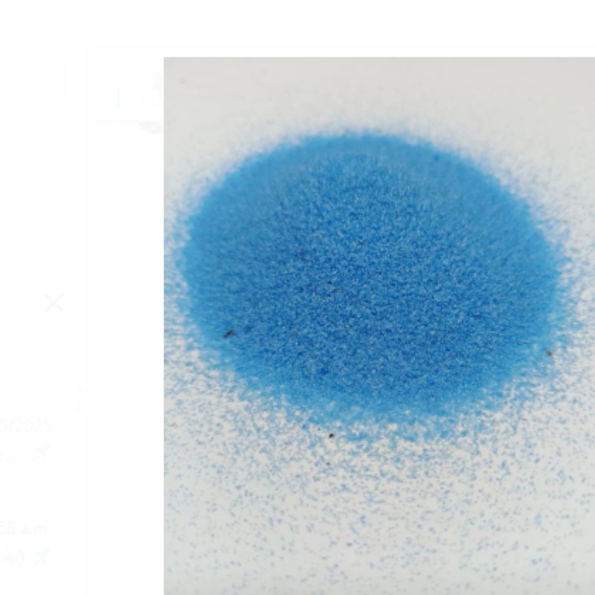 GENERICO - Arena de Cuarzo Color Azul 1 kg