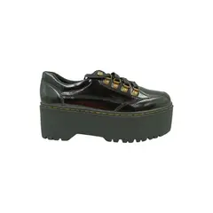 HERIEL - Zapato Negro Charol Plataforma Mujer