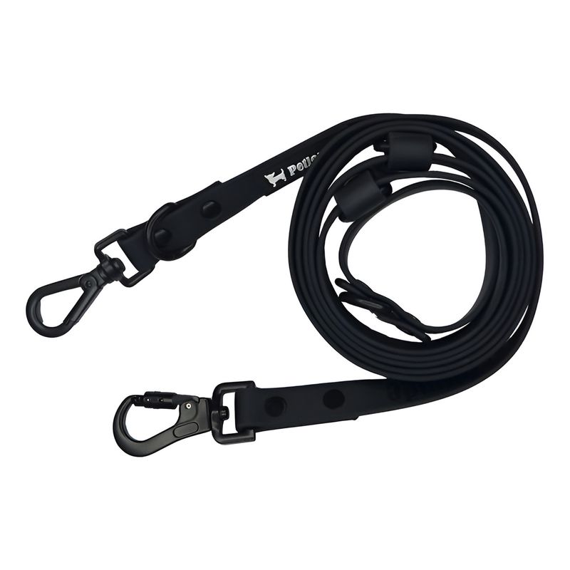 PETLOUNGE - Petlounge Correa De Paseo Manos Libres Mascota Perro Negro