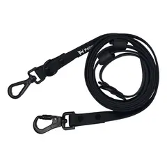 PETLOUNGE - Correa De Paseo Manos Libres Mascota Perro Negro