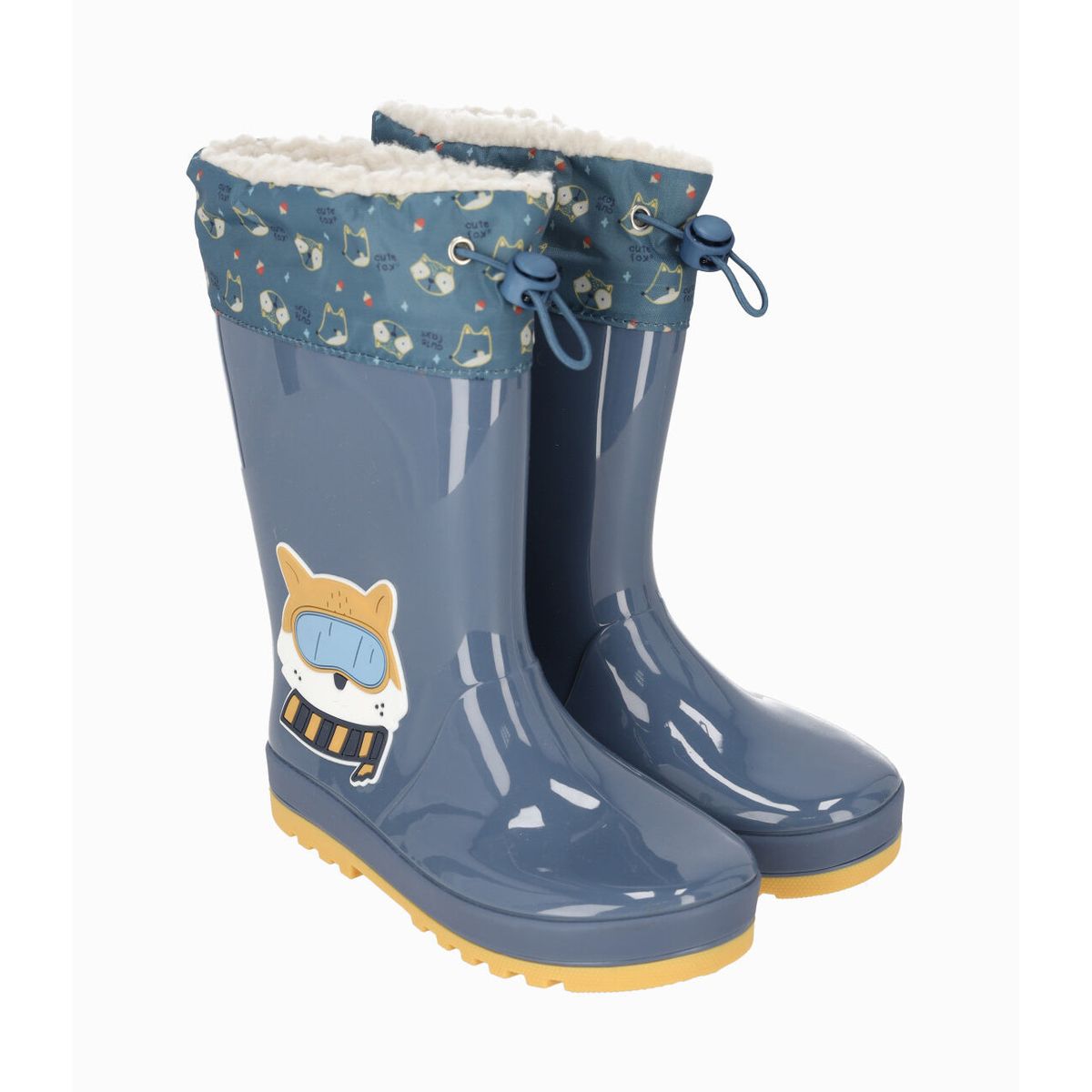 BLACK AND BLUE - Bota niño para lluvia azul Black and Blue