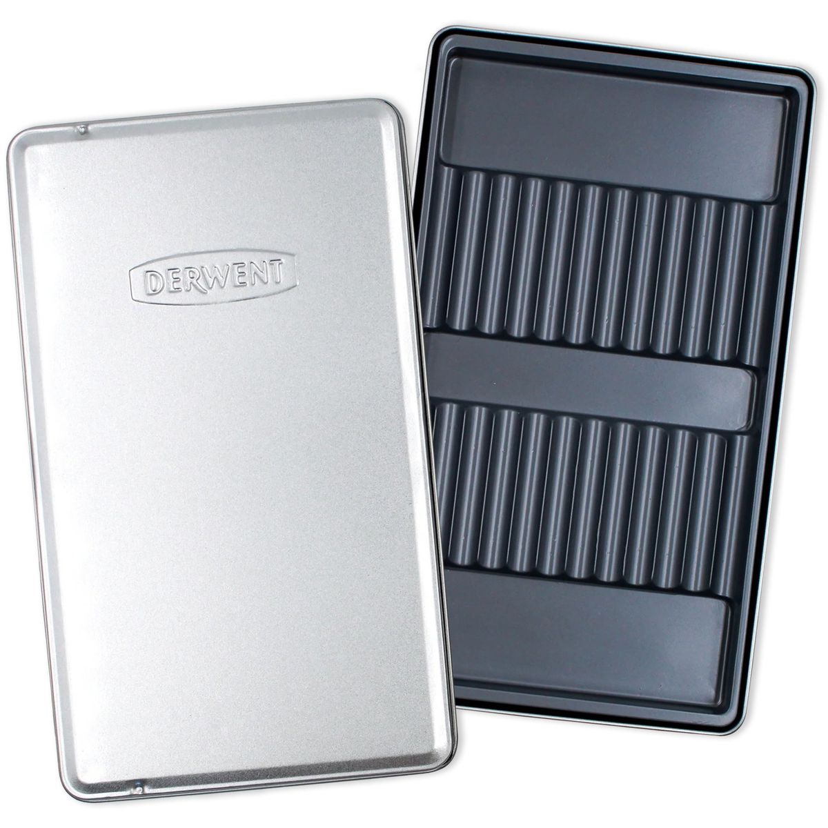 DERWENT - Estuche Metálico Vacío Derwent para 12 Lápices