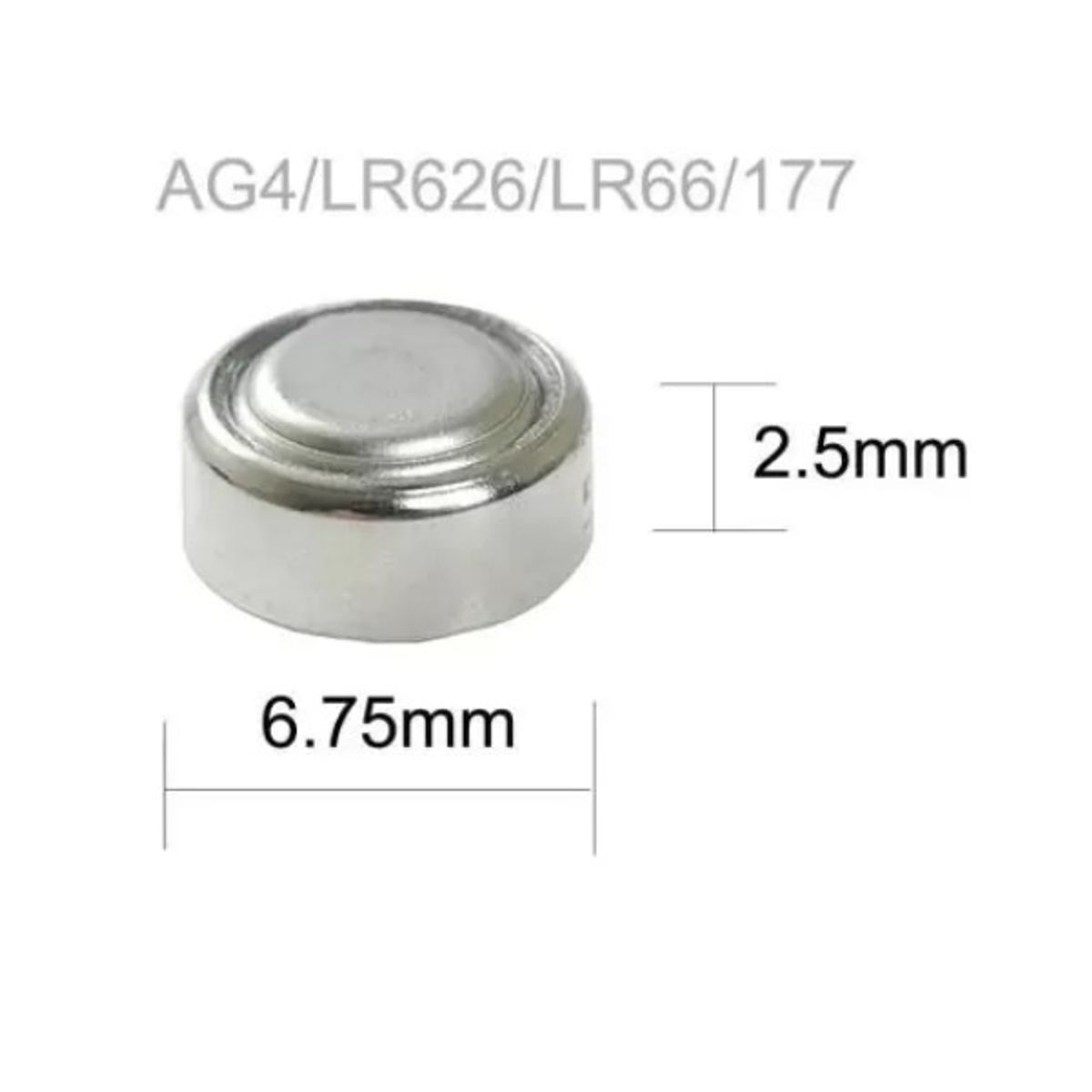 GENERICO - Pilas para reloj u otros usos Boton LR626 AG4 377A 15V