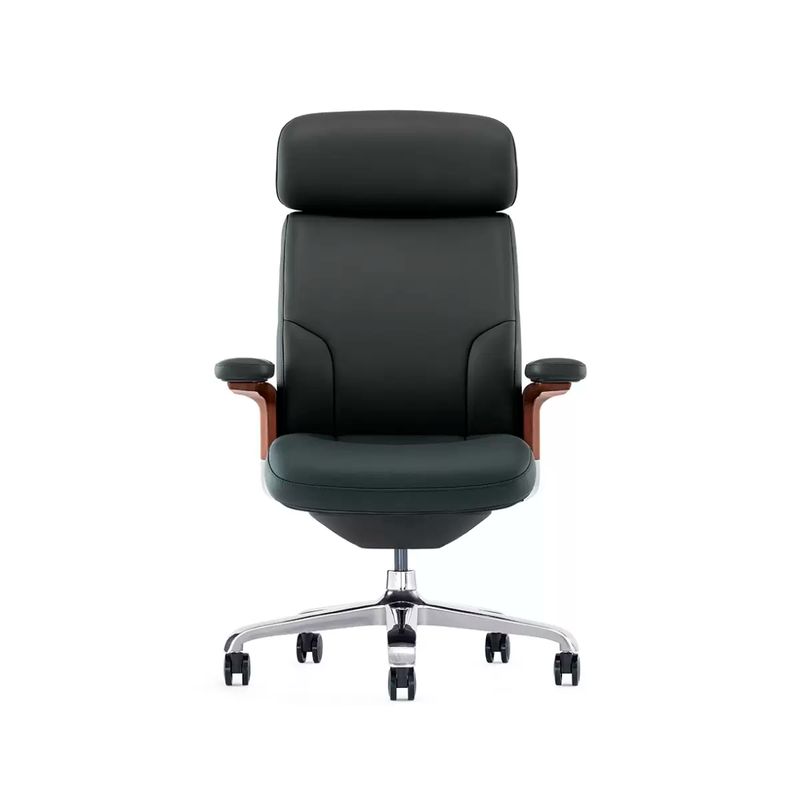 GENERICO - Sillón Gerencial Inspirato Respaldo Alto Cuero Premium Ofix