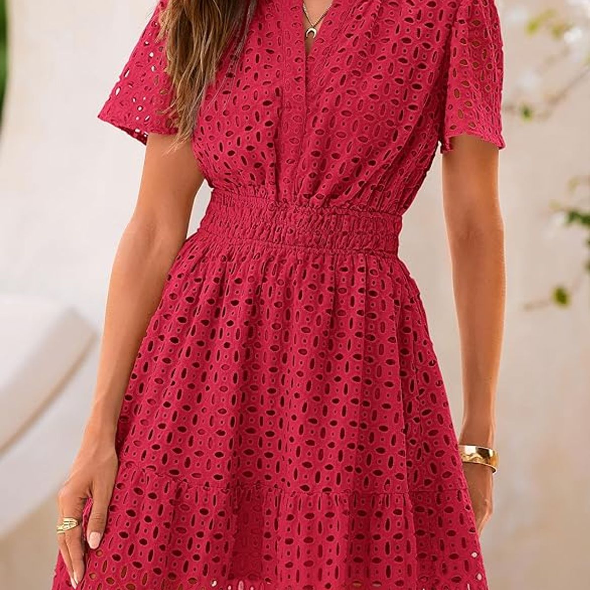 TIOZONEY - Vestido corto de verano - Negro