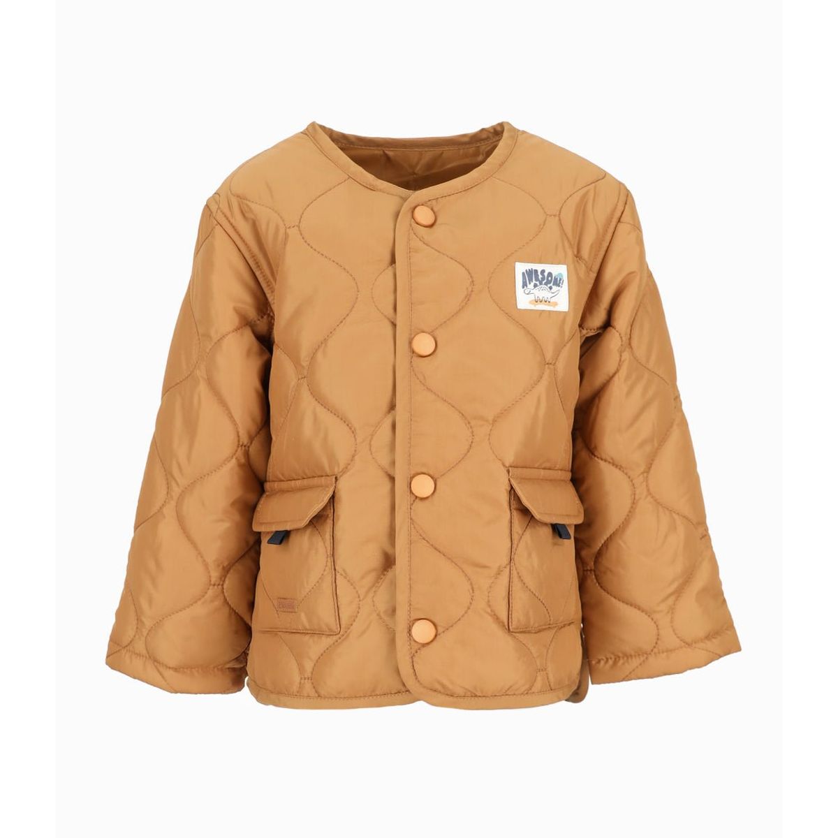 BLACK AND BLUE - Chaqueta bebés quilt camel Black and Blue