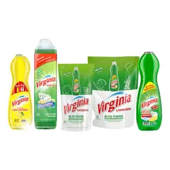 VIRGINIA - Pack 5 Lavaloza Biodegradable Limón Citrus 1 Lt