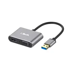 ULINK - Adaptador UL-AD300HV USB 3.0 a HDMI y VGA