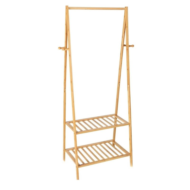GENERICO - Perchero organizador 2 niveles 163x100x42 cm