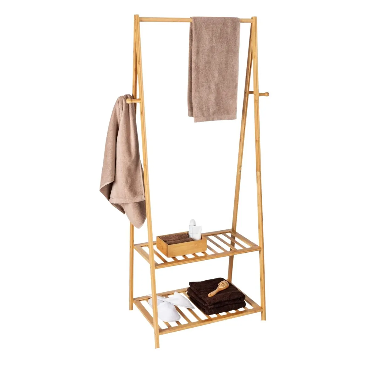 SOHOGAR - Perchero organizador 2 niveles 163x100x42 cm