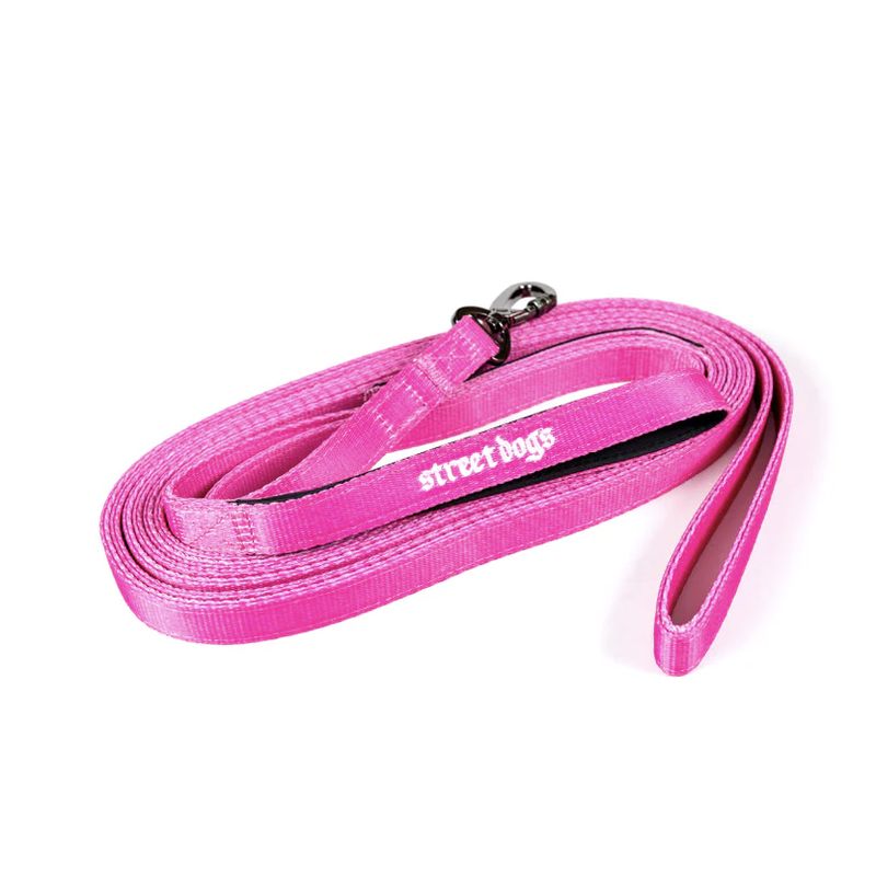 STREET DOGS - Correa de paseo para perros Street Dogs Light 5m fucsia