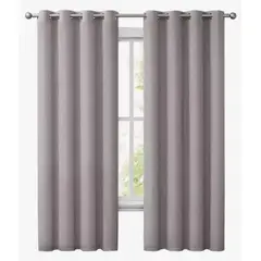 GENERICO - Cortinas Blackout Textura Lino Color Beige