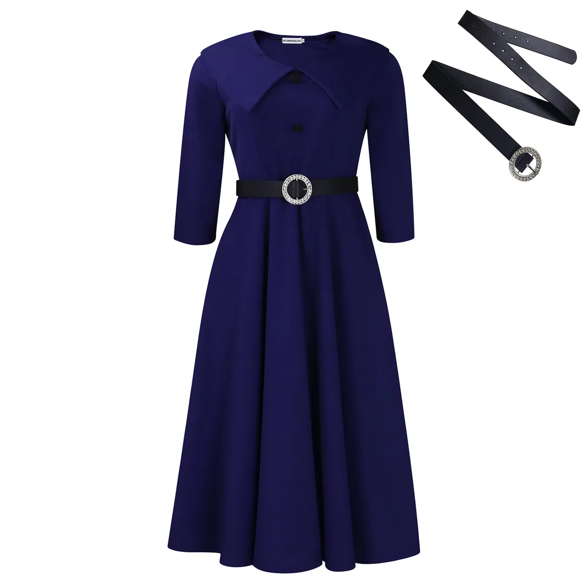 TIOZONEY - Vestido Largo para Mujer