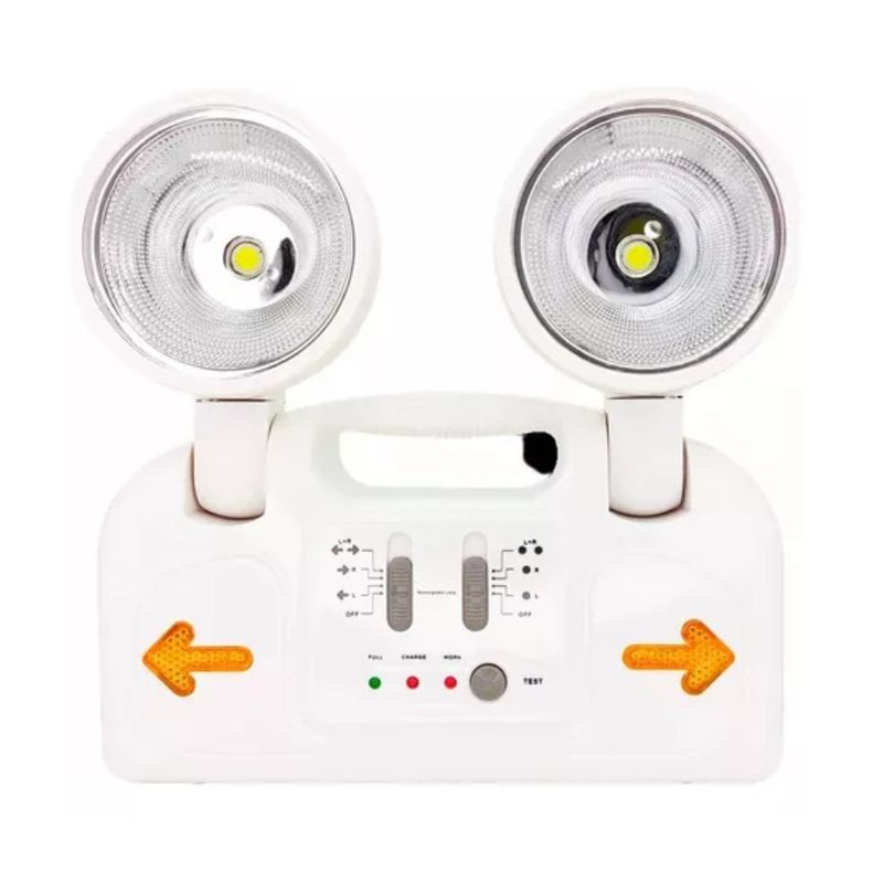 IRM - Lampara Led Emergencia Recargable Automática 2 Faros