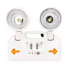 IRM - Lampara Led Emergencia Recargable Automática 2 Faros