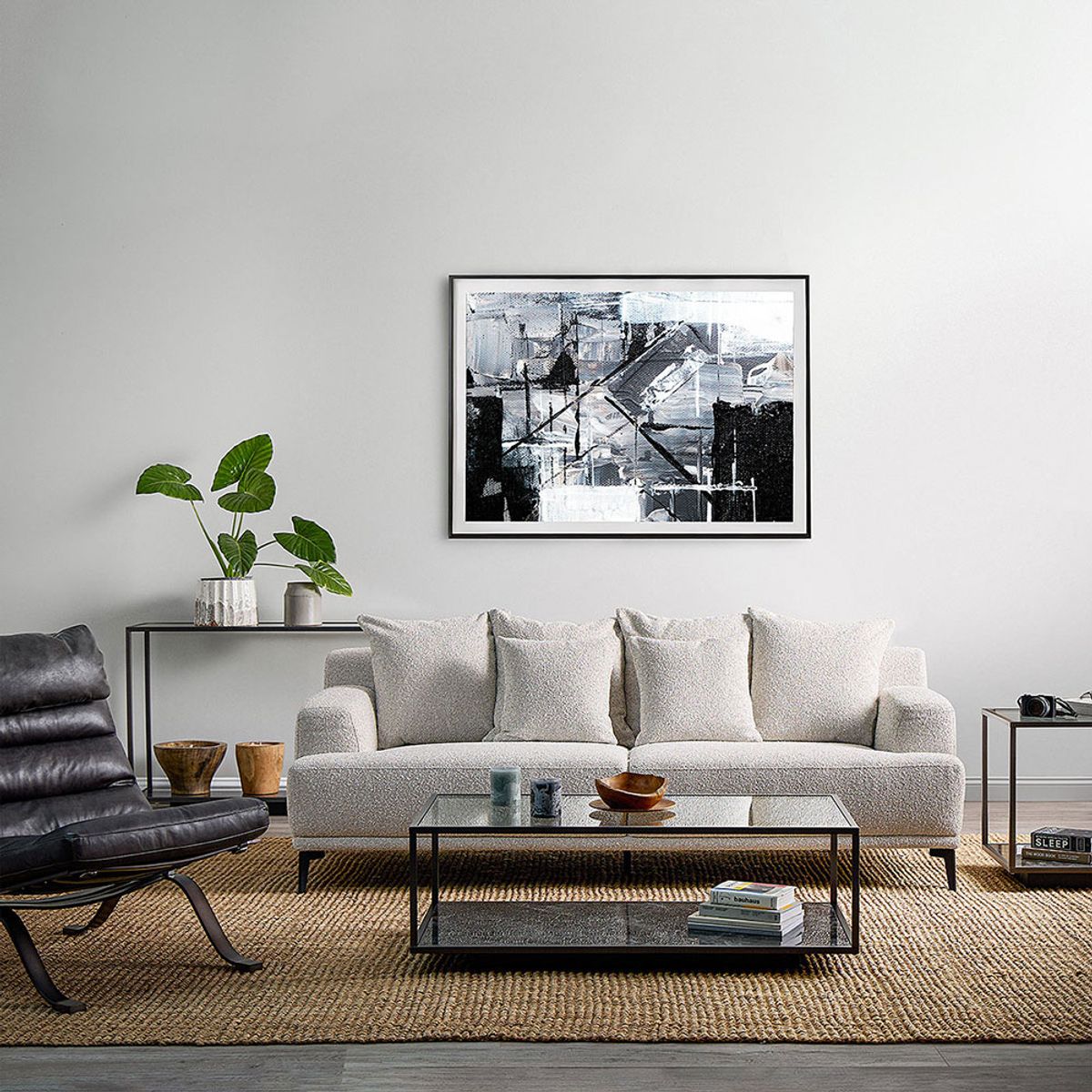 ROSEN - Mesa Arrimo Gretta 140 x 35 cm Negro